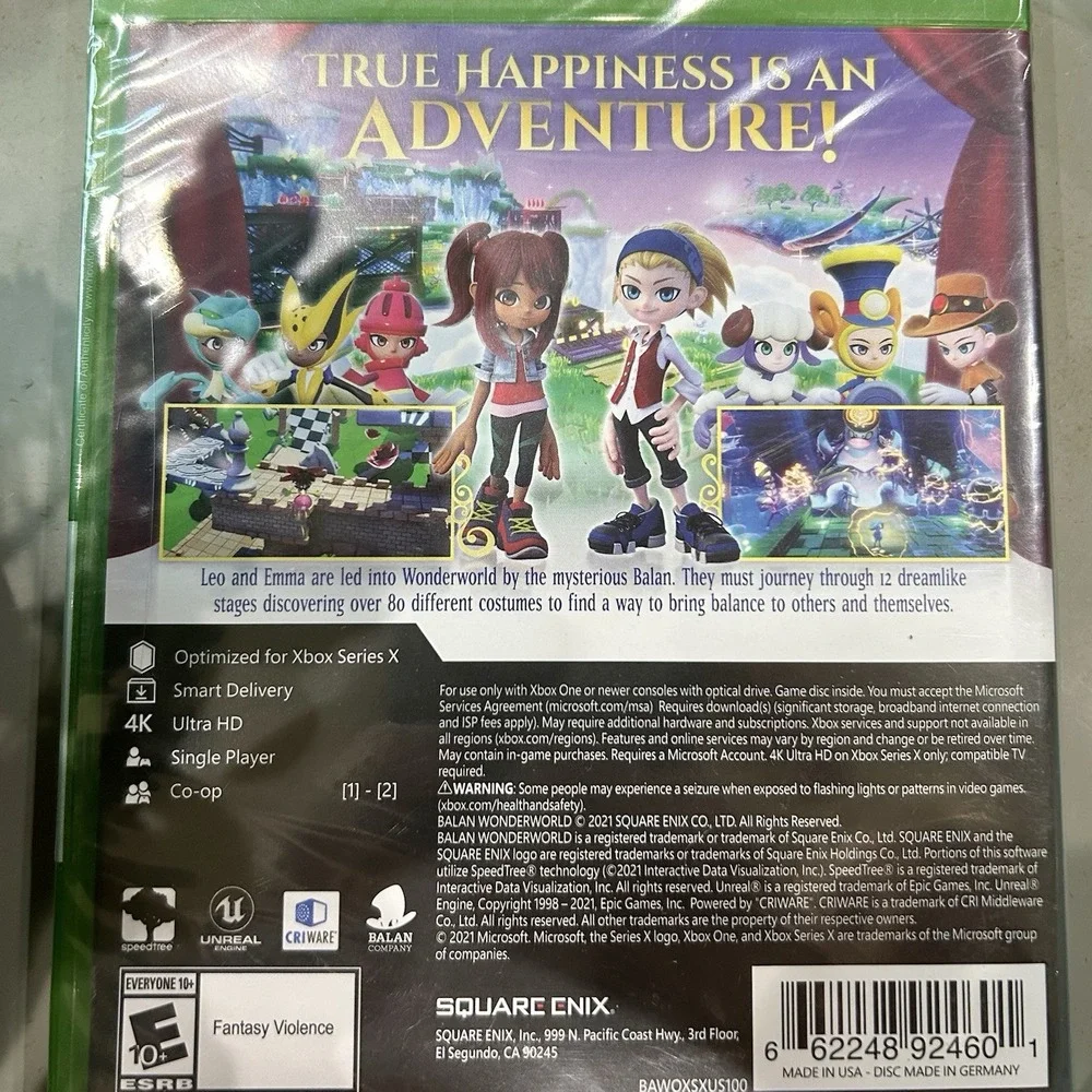 Balan Wonderworld - Xbox One/Series X BRAND NEW‎ FACTORY SEALED
